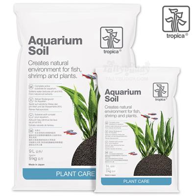 Tropica Aquarium Soil Creates natural environment for fish, shrimp and plants (3L, 9L)